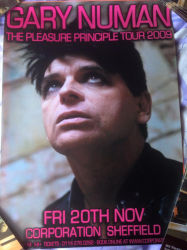 Gary Numan 2009 Venue Poster Sheffield
